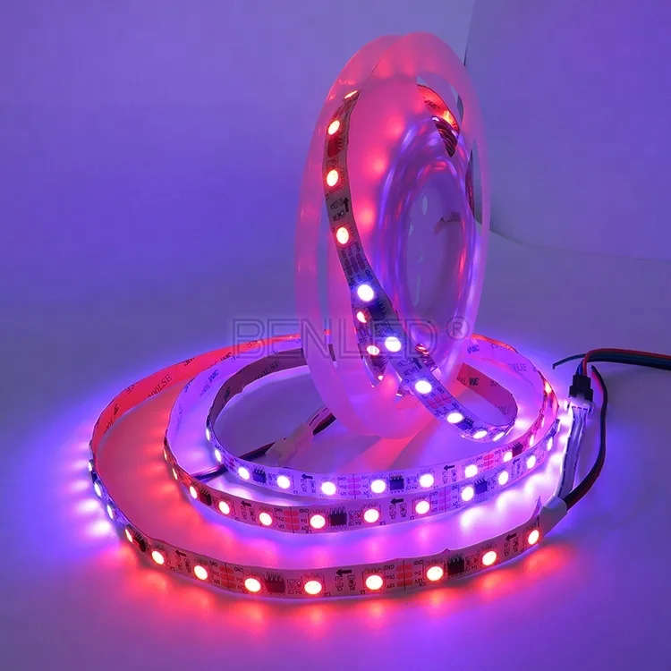  Гибкая светодиодная лента WS2811 5050 WS 2811 SM 16703 UCS 1903 Pixel DC12 10 мм полноцветная RGB 60 144 светодиодов