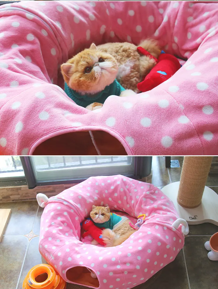 JXANRY Cat Tunnel Pet Interactive Play Interactivity Toy Funny With Fun Ball Play Indoor Wholesale