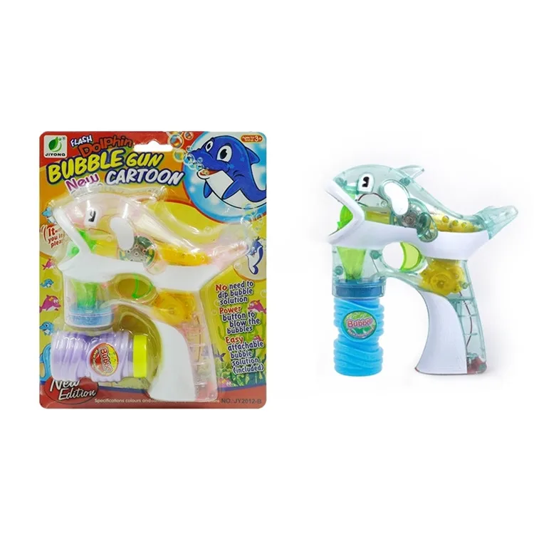Water Park Transparent Wedding Dolphin Foam Ball Toys Water Bubble Gun