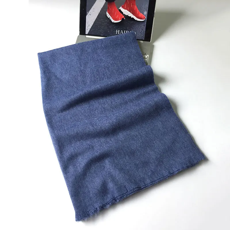 100% Cashmere Solid Color Shawls Kashmir Pashmina Scarf