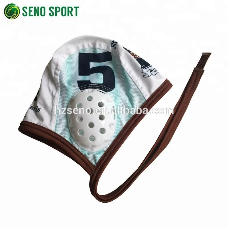 Logo Imprinted Waterpolo Sport Swimming Caps For Sales