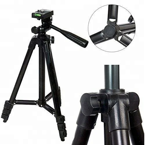 Portable Aluminum lightweight professional camera tripod for smartphone/cannon/nikon camera for outdoor scene shooting
