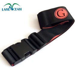 Wholesale Bulk Printed Adjustable Travel Luggage Belt Custom Logo Personalized Nylon Luggage Strap