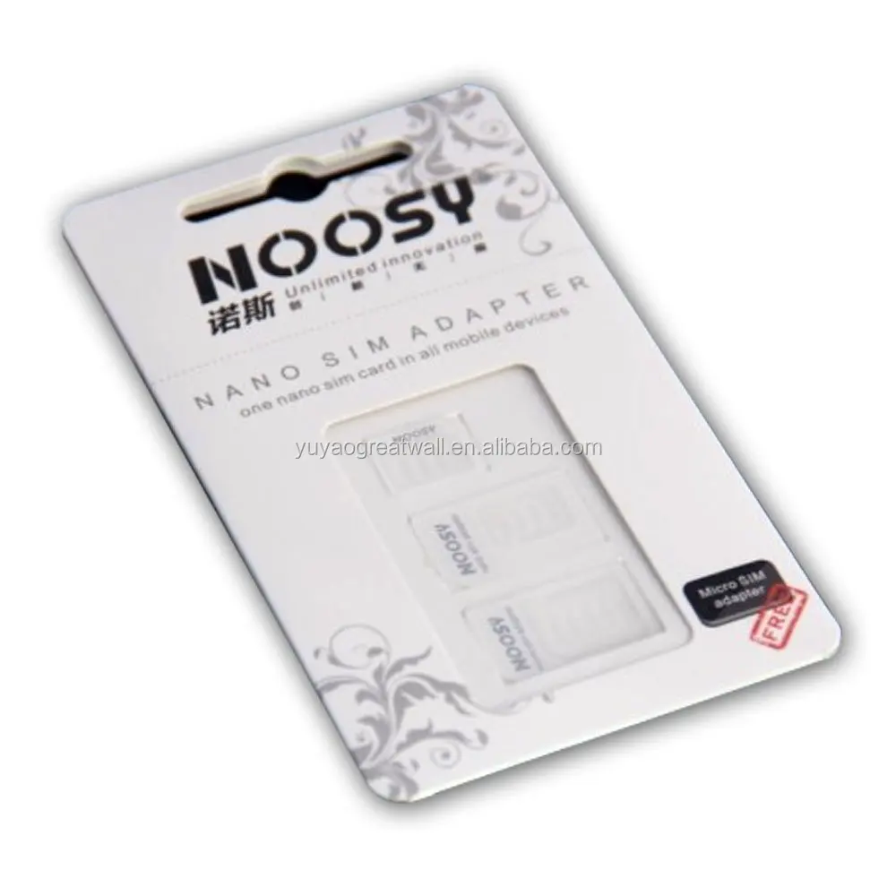 
4 in 1 Nano to Micro/standard SIM Card Adapter for Mobile Phone with Sim Tray Opener Sim Card Converter 