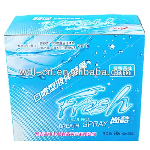 
The Manufacturing of Strong Flavour Confectionery Liquid Spray Candy 