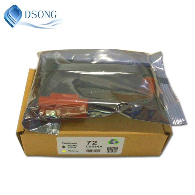 Dsong New Original Print head 72 with Ink cartridge Auto Reset Chip for HP 72 Printer