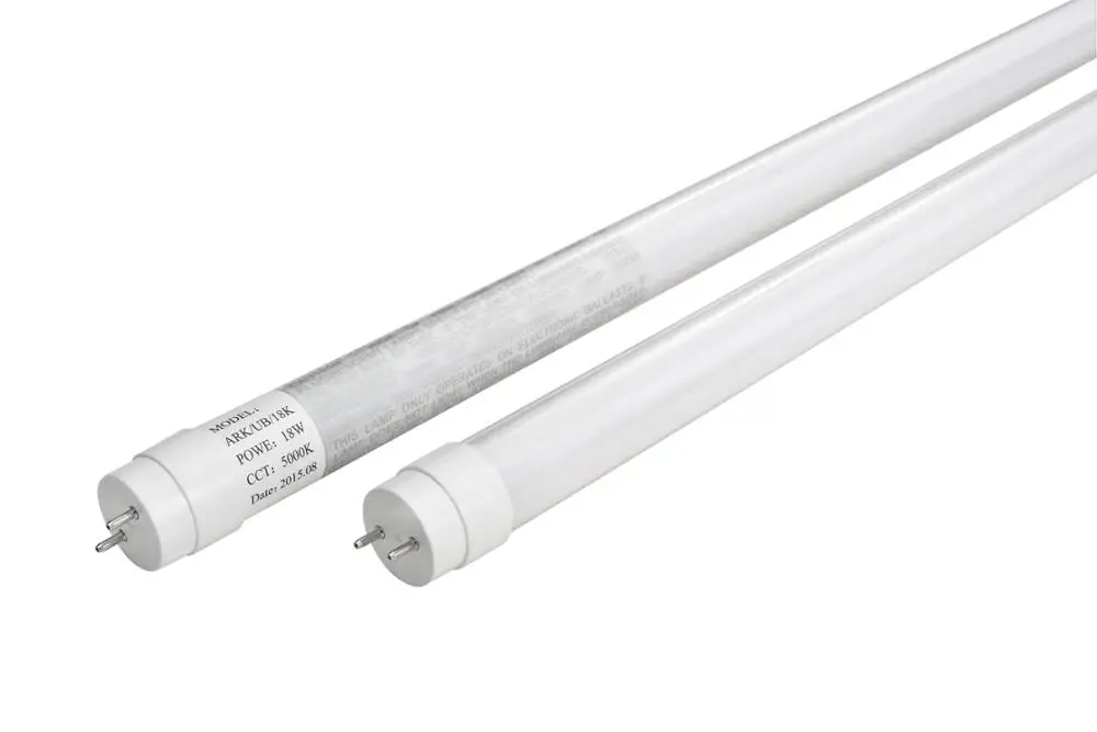 Factory wholesale cheap 2ft 4ft linear glass 9-18w 200lm/w G13 T8 glass led tube for hospital and school