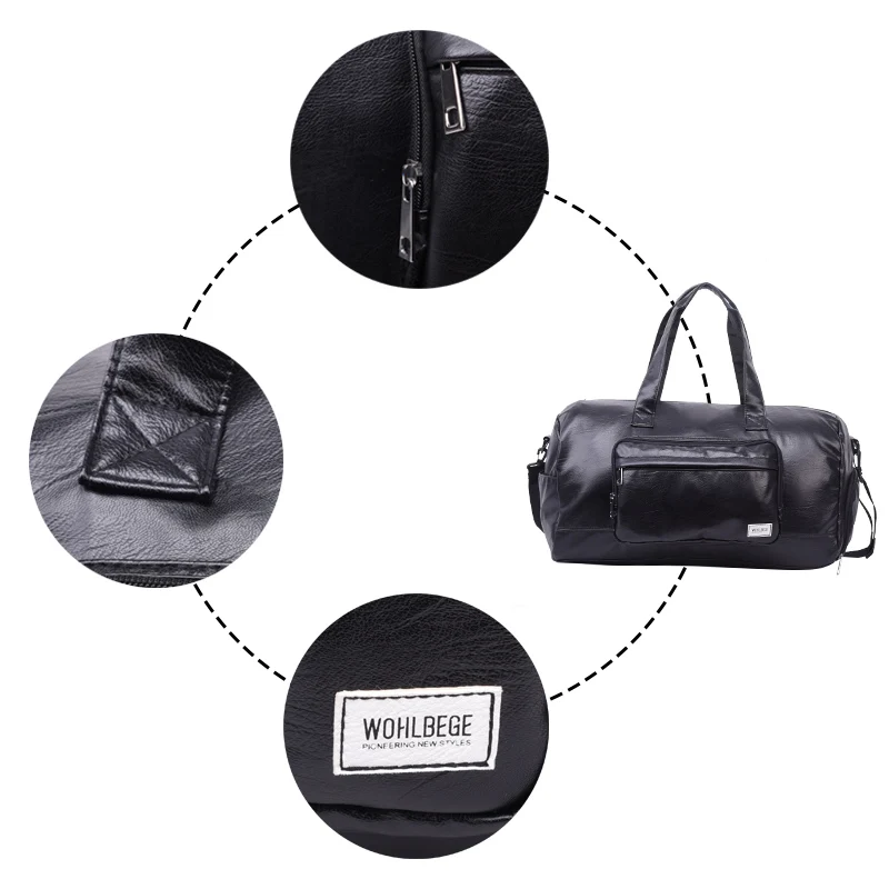  WOBAG модная Высококачественная женская сумка из искусственной кожи многофункциональная для пары выходных коротких путешествий мужская через