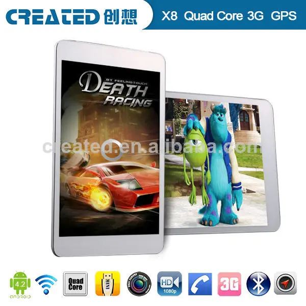 высокое качество мтк окта основных 1.7 ггц андроид 4.4 и 8 дюймов кадров в секунду 1280*800 полный формат таблетки