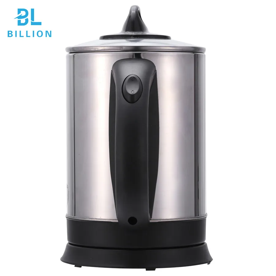 Wholesale Household Kitchen Appliances Inside Glass Lid Cover Stainless Steel Body Kettle Electric Water Tea Kettle