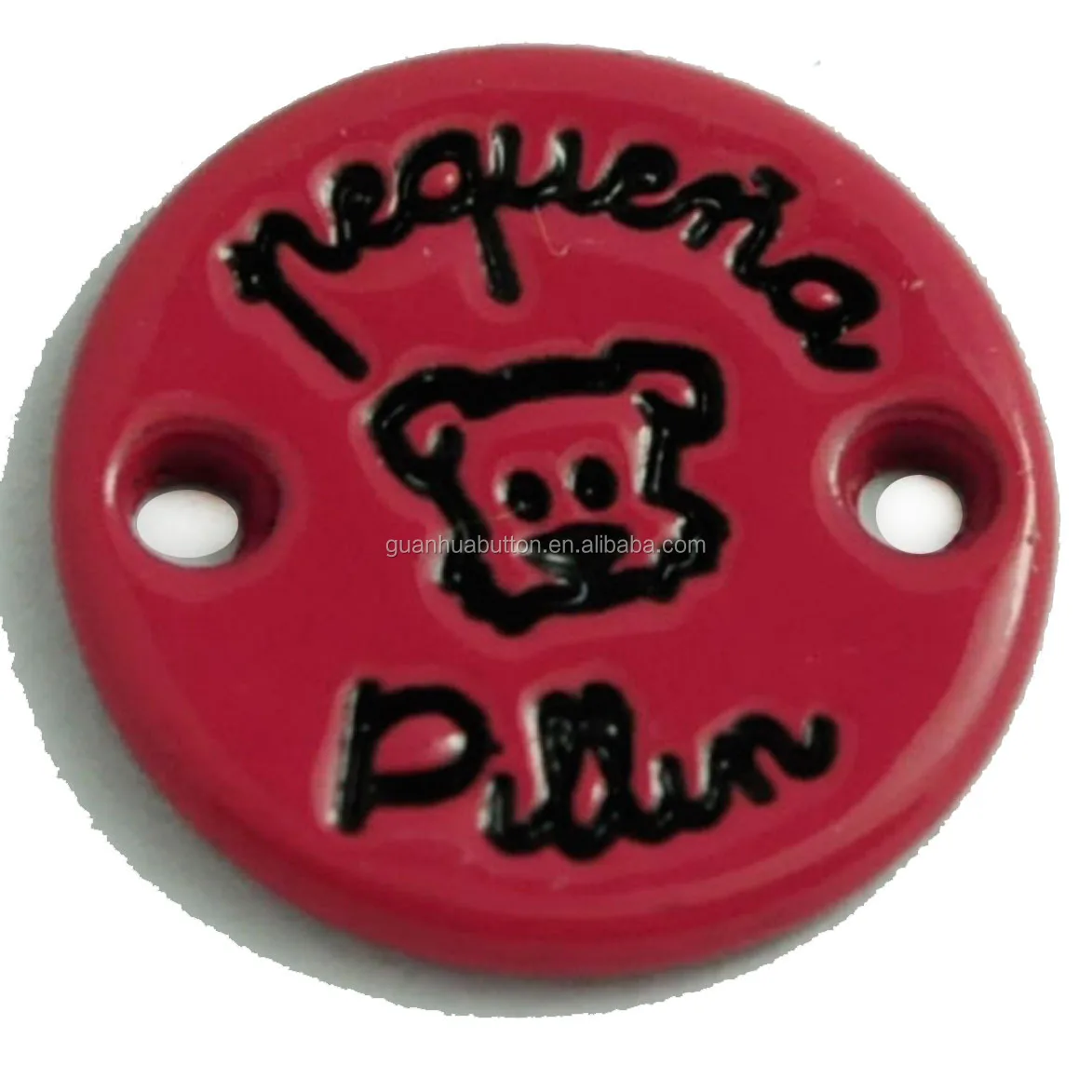 
custom designer metal brand logo label tag for handbags 