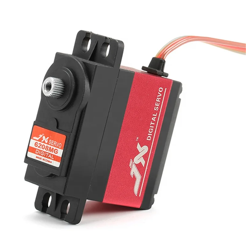  JX Servo PDI-6208MG 8 кг большой крутящий момент металлическими шестернями и высоким крутящим цифровой стандарт для 1:8 1:10 rc автомобиль 0 07