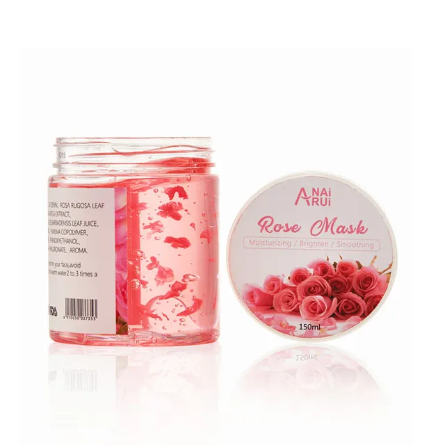  100% органический ночь алоэ вера Jelly гелевая маска для натуральный rorse гидро желе лицевая лица
