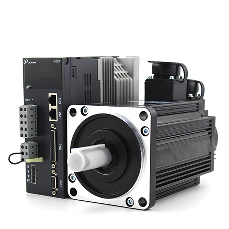 Nema42 110ST-M04030 1.2KW 3phase ac 220v servo motor driver kit with encoder cables for cnc