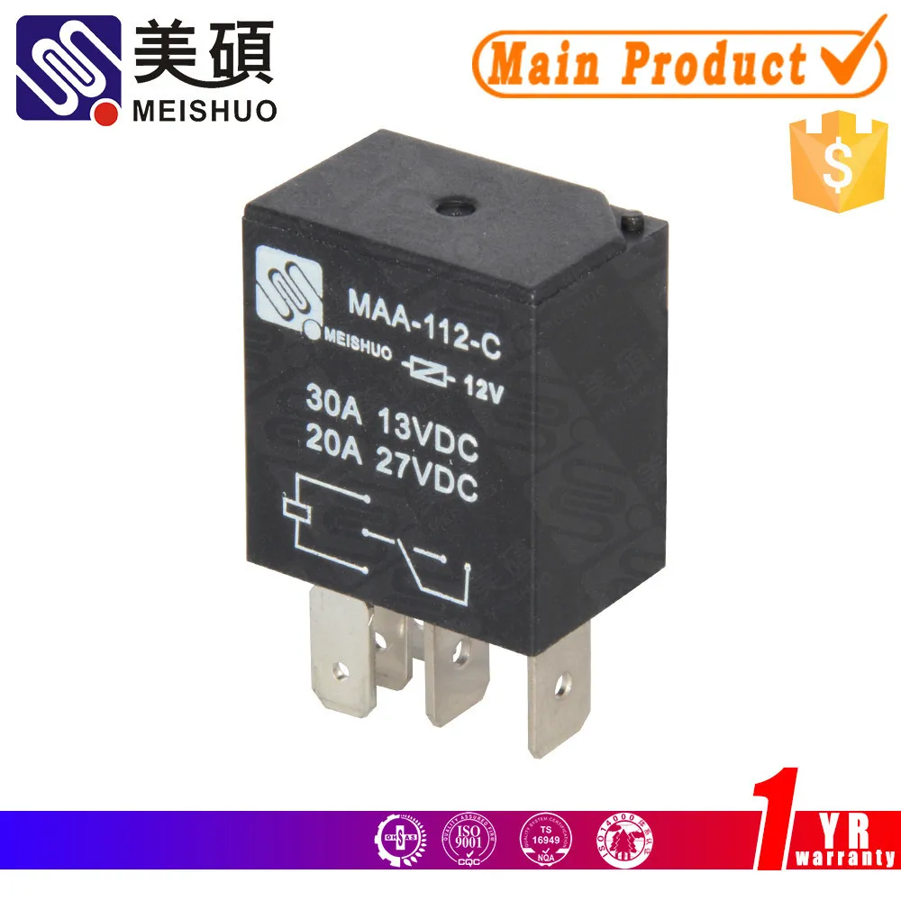 Automotive mini relay, 12 volts.