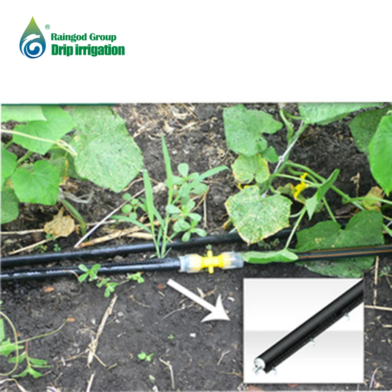 Greenhouse flat emitters drip irrigation tapes