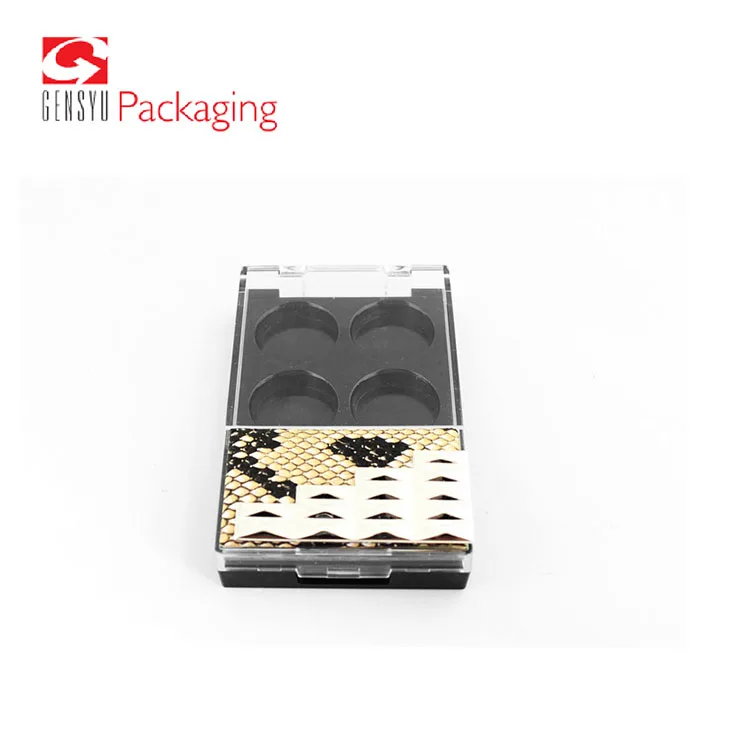 Китайское производство пустой пластиковые массового пустой палитры теней для век