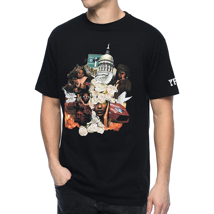 Мужская футболка из 100% органического хлопка, с коротким рукавом и круглым вырезом