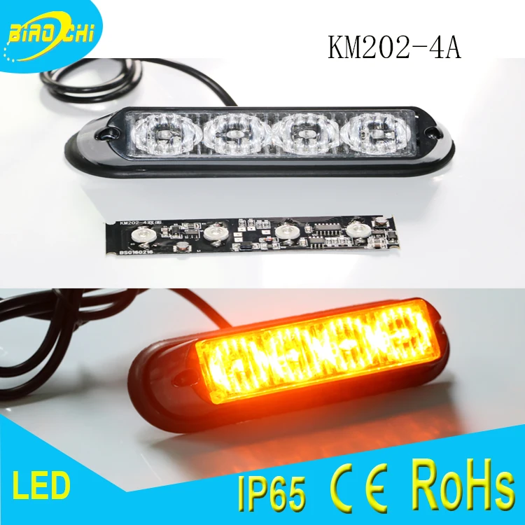 Hot Sales IP67 10-30V 18 Flash Patterns Mini Warning Lamp Grille Boomer Warning Emergency Indicator Light