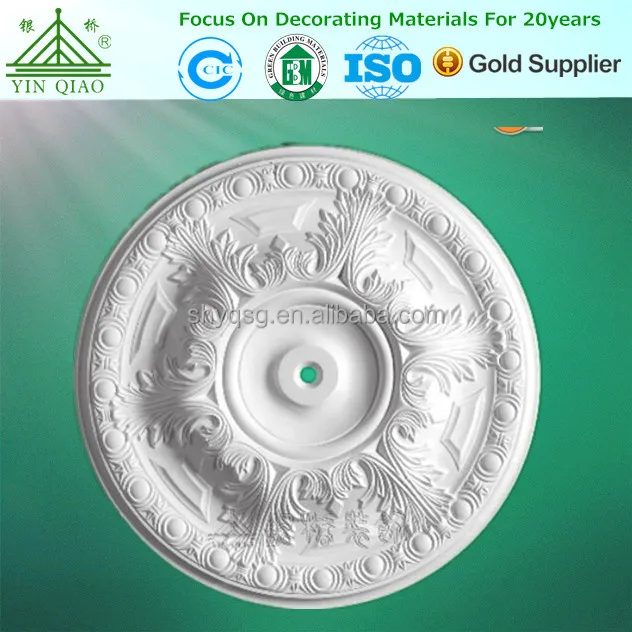 For living room gypsum ceiling rose plaster ceiling medallions