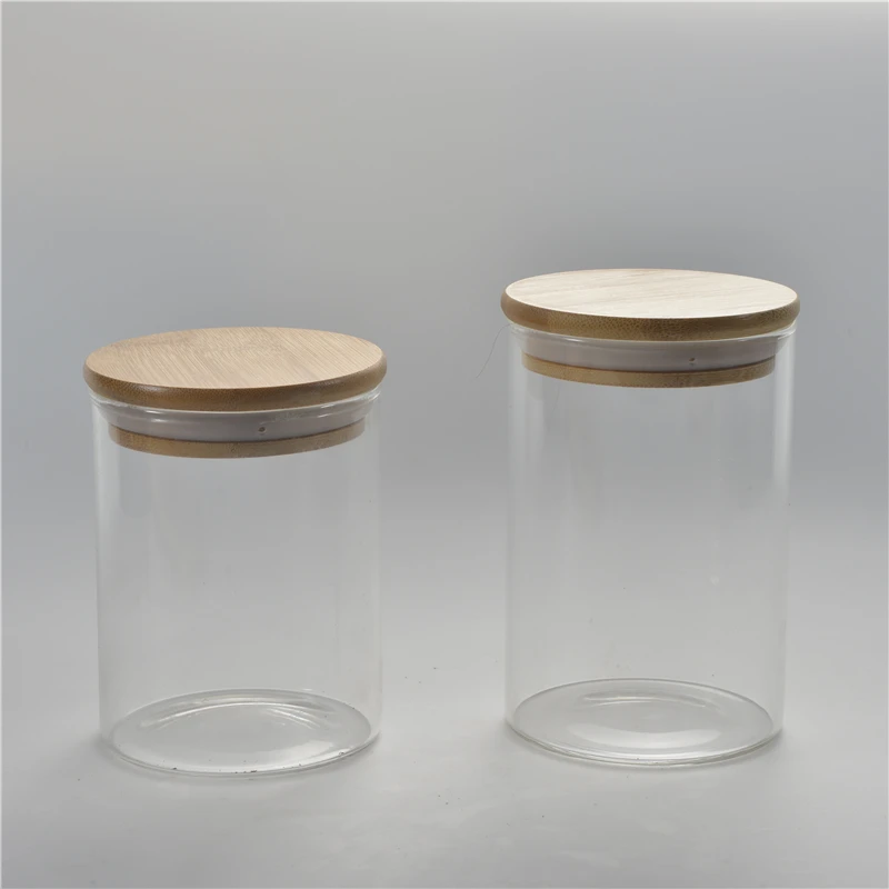 
Christmas Decoration Light Metal Top Lid Food Candle Candy Storage Glass Jars With Metal Lids 