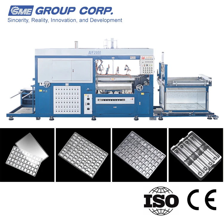 Полностью автоматическая пластиковая коробка для ланча/лоток/посуда/миска/крышка/вакуумная формовочная машина для электронной упаковки