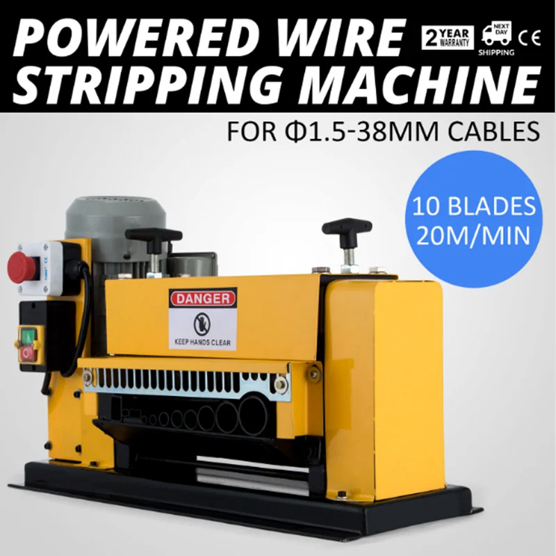 
Wire Stripper Cable Stripping Machine Recycling Copper Cable Stripper 