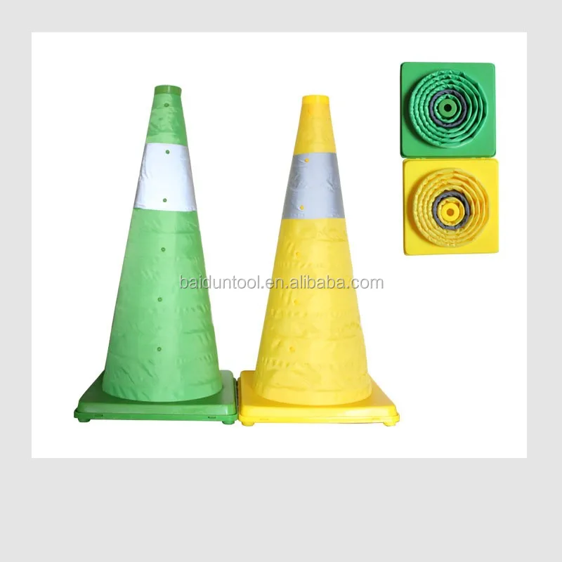 
40CM black PP traffic cone 16