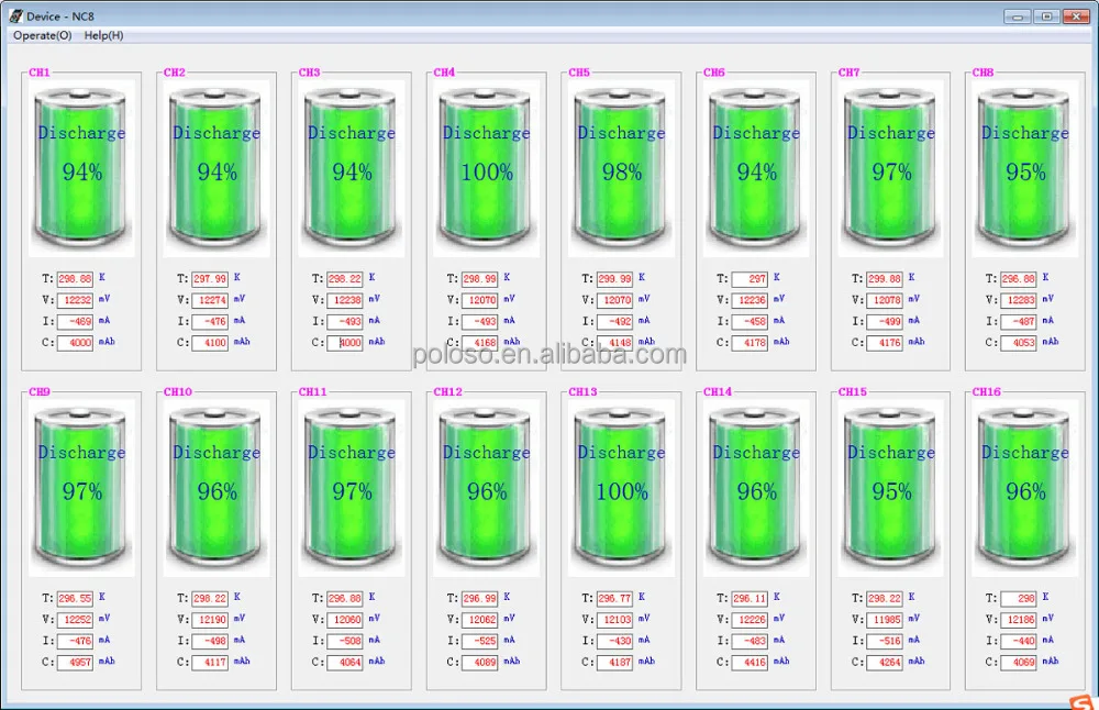 16Channel Intelligent Battery Analyzer for laptop battery testing charge discharge