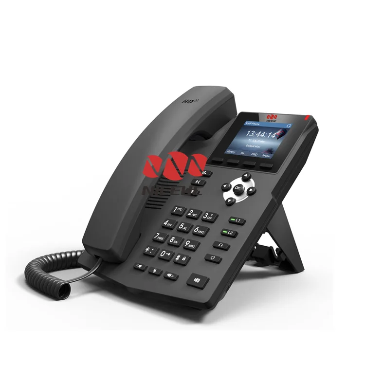 Desk SIP IP Phone 10/100/1000Mbps Internet 2 SIP lines work with VoIP IP PBX