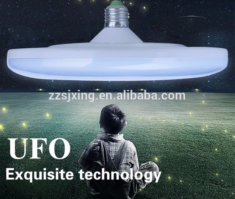 
50w e27 shaped food grade solar ufo panel light 