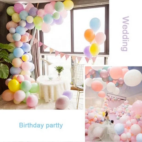 Латексный воздушный шар макарун, цветные декоративные шары 10 дюймов для праздника, дня рождения, вечеринки, милое красочное праздничное украшение