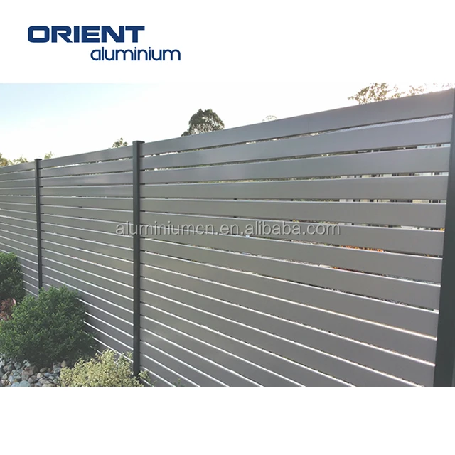 High quality aluminium slat fence / alu slats