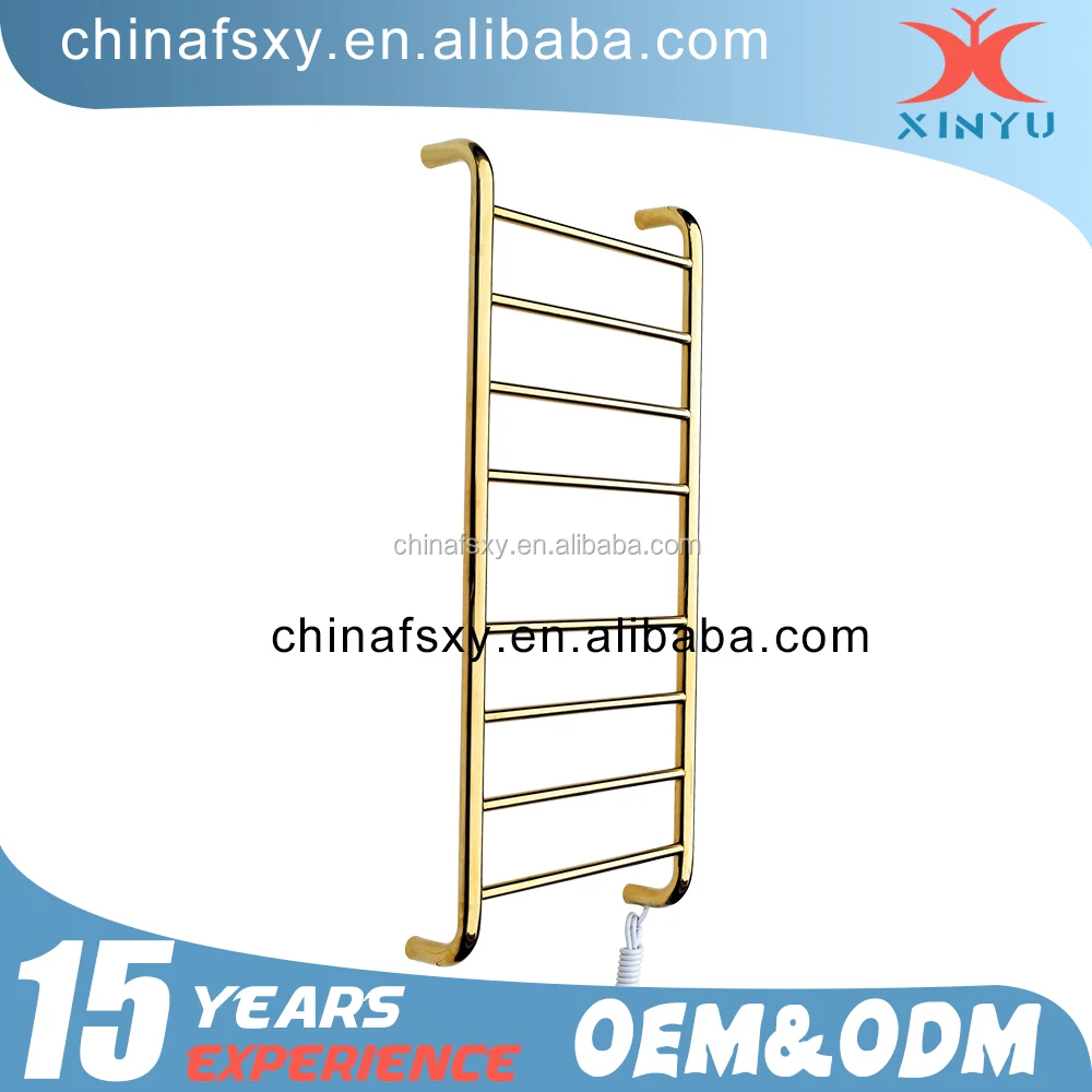 High polishing Electric Heated Towel warmer with timer