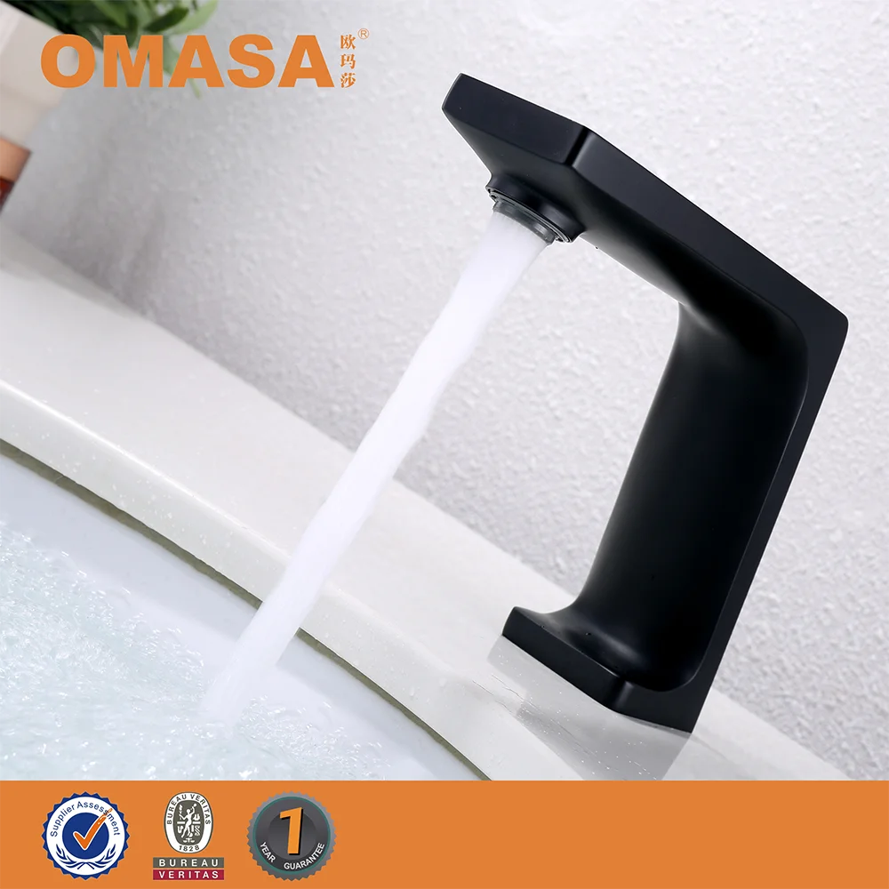 
Smart faucet black color touch screen elecctonic basin mixer for sale 
