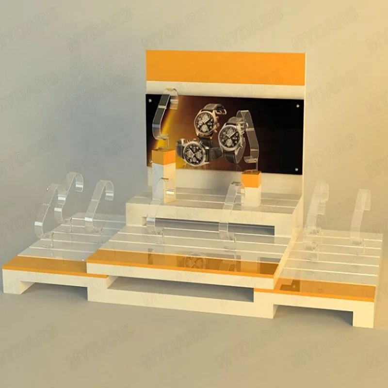 Elegant custom acrylic smart watch display wrist watch counter display
