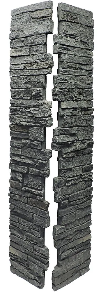 New Product Polyurethane Material artificial stone pillars for PU Decorative Wall Panel