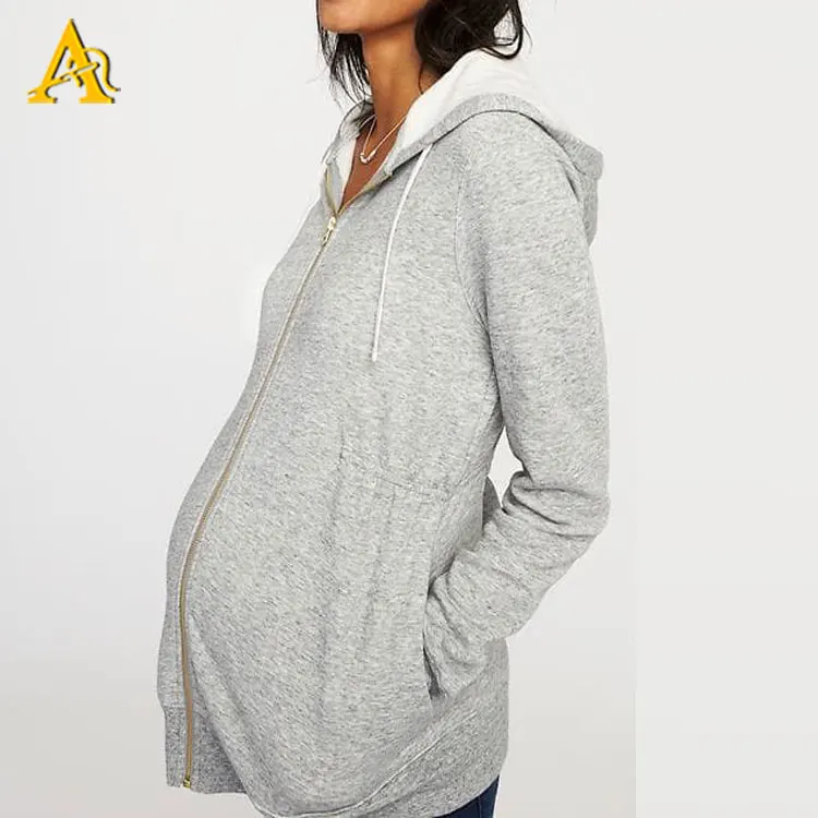 Одежда для беременных женщин тренировочная куртка на молнии Зимняя Толстовка Куртка