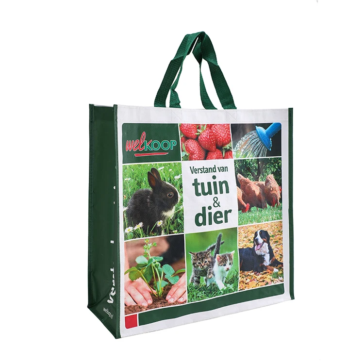 Hot Selling Reusable Eco Friendly Recycled Lamination PP Woven Shopping Gift Bag Packaging Laminated Bags