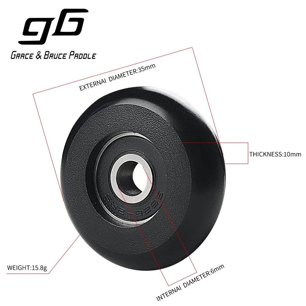 Wholesale high strength light  POM machine rowing wheel for surfing