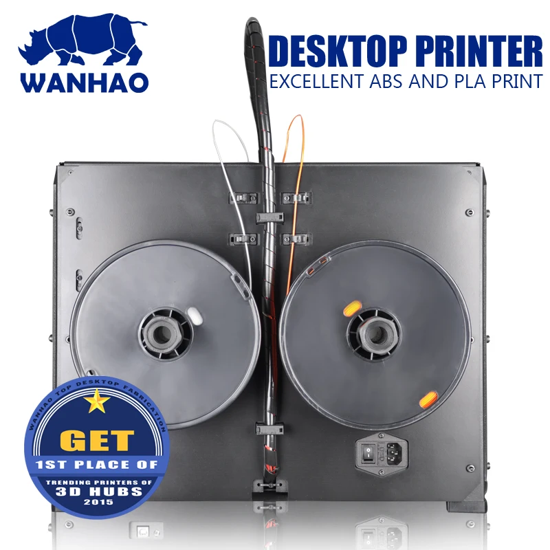 Wanhao Duplicator 4 Daul extruder 3D printer for peek 3D printing machine