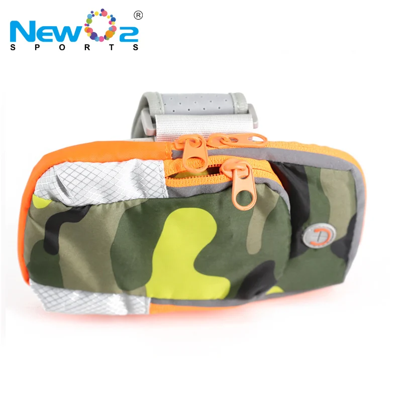 Nylon Double Zippered Pockets Hot Design Cycling Mobile Phone Case Armbag Running Arm Bag Cellphone Sports arm phone bag