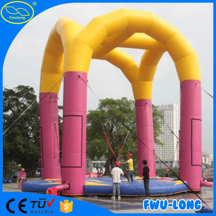 
PVC tarpaulin theme park bungee jumping equipment for sale 