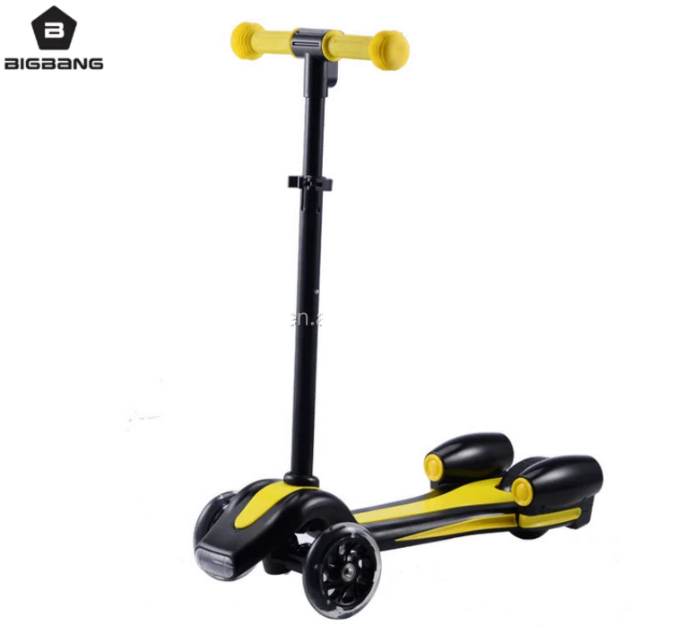 
BIGBANG HANGZHOU 3 flashing pu wheels new scooter toy rocket type sprayer kids kick scooter for sale 
