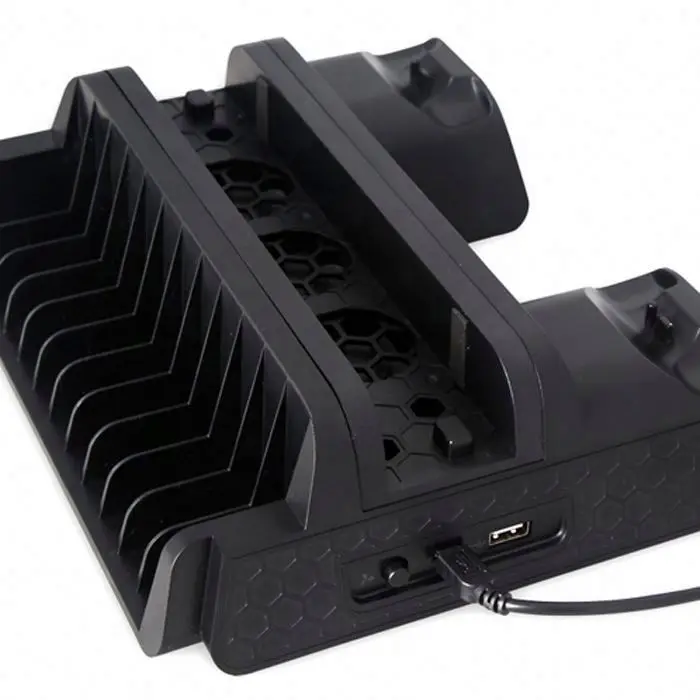 Console Cooler Holder For Vertical Ps4 Controller Led Stand