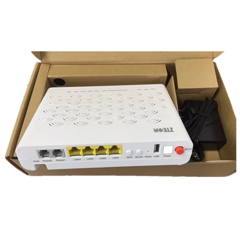 ZTE GPON ONT F660 V6.0 V8.0 с OMCI 1GE + 3FE + 1 кастрюля + WIFI