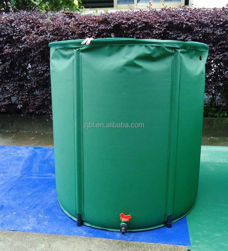 Baolong Folding plastic rain barrel rain collector garden tool collapsible water tank manufacturer 100litter RC470