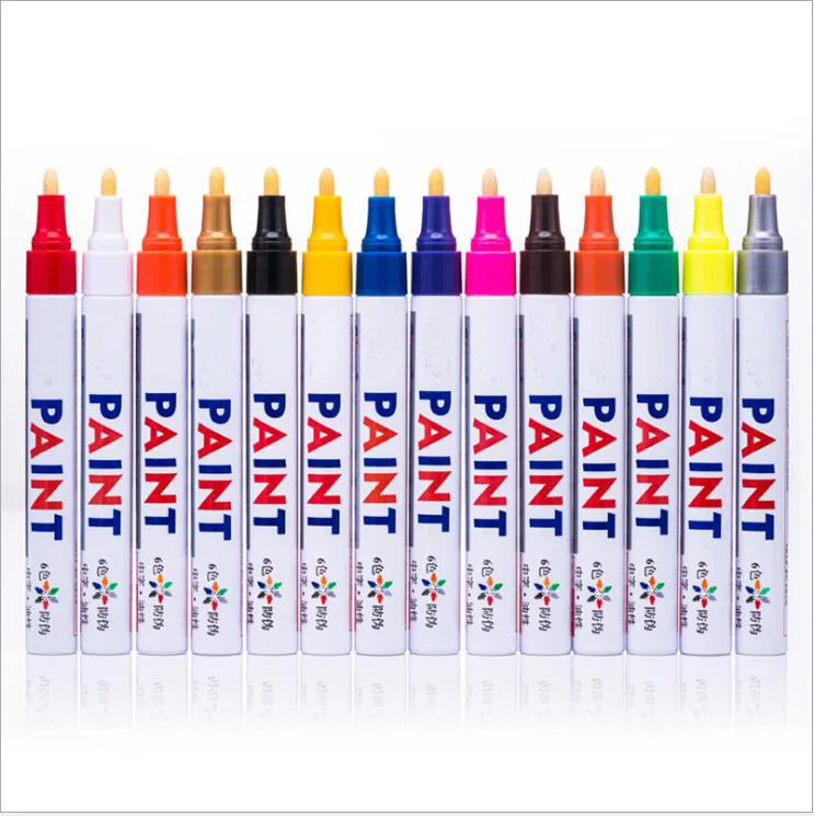 
rubber Tire Tread Waterproof Permanent oil paint marker, white Paint Pen 