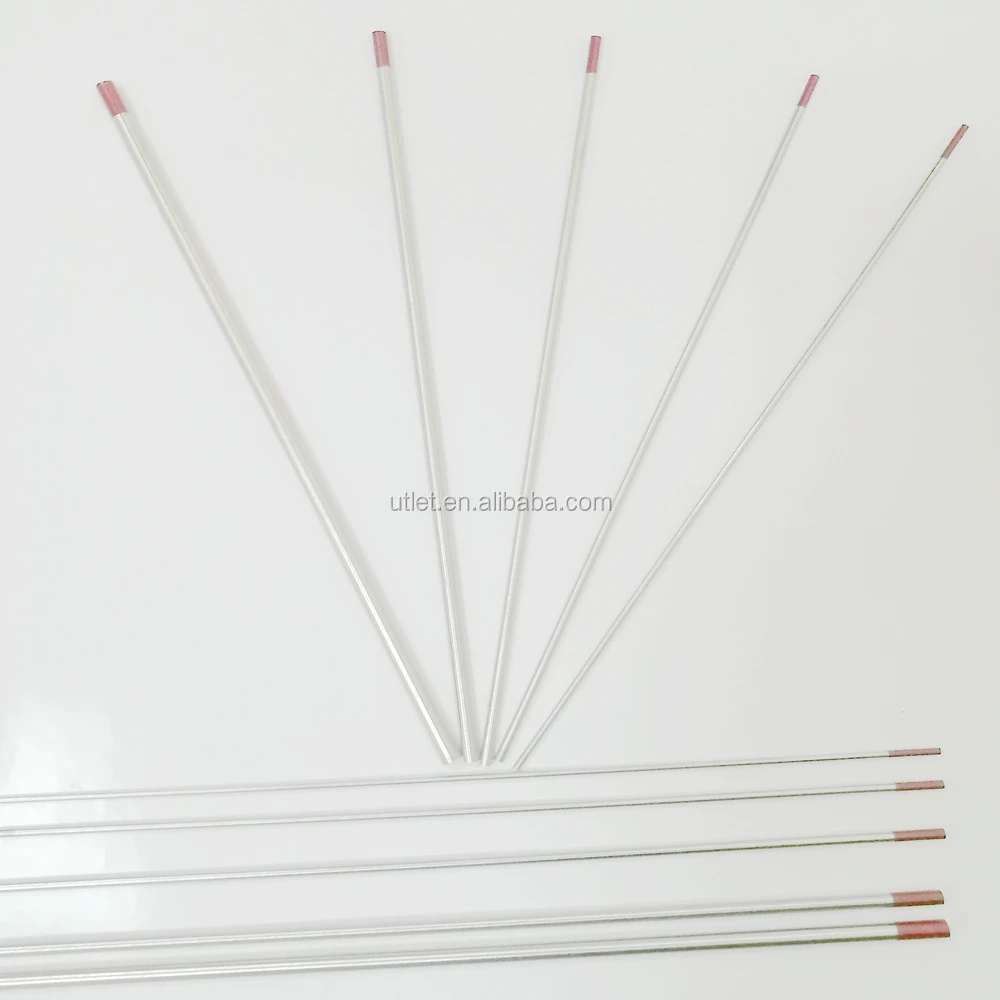 TIG welding special wt20 high quality red 1.6*175 tungsten electrode tungsten in low price best price