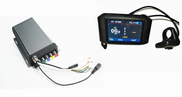 Комплект двигателя электровелосипеда QS 205 5000W V3 с водонепроницаемым ЖК-дисплеем TFT для оптовой продажи